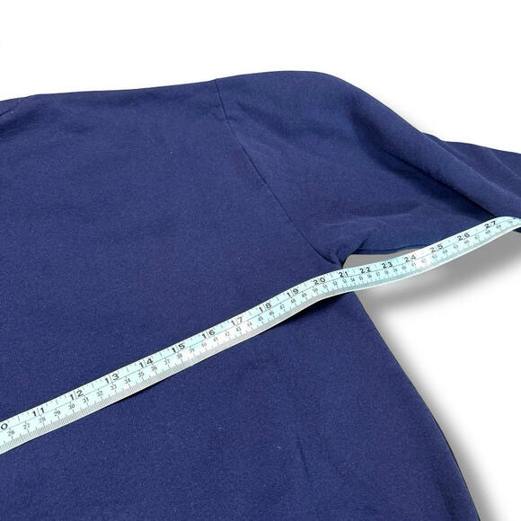 VTG 1990s Great Britain UK Graphic Crewneck Sweatshirt Navy Size M Y2K Retro - Picture 7 of 7